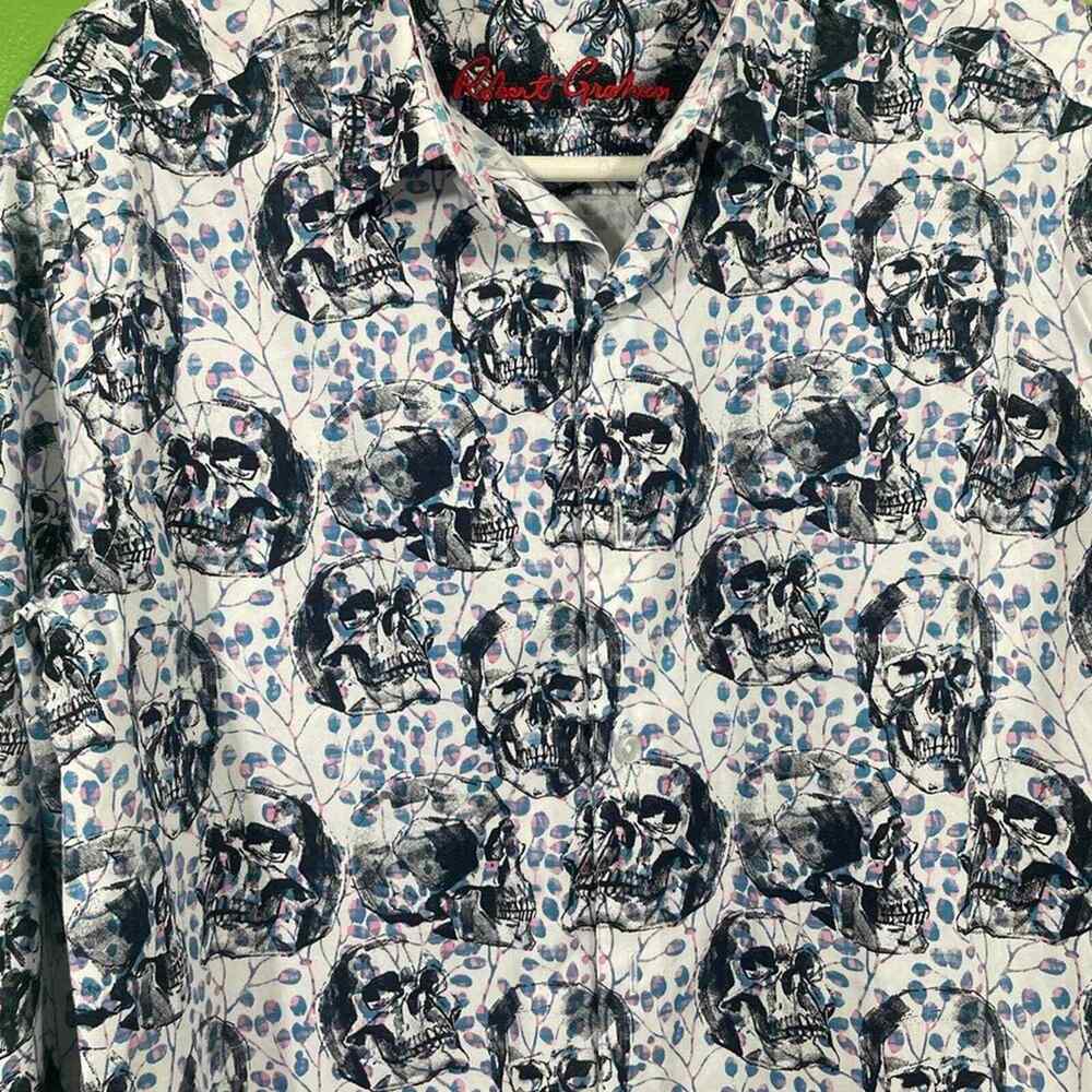 Robert Graham Long Sleeve Shirt. Skull. Small. Button Down. New with Tags